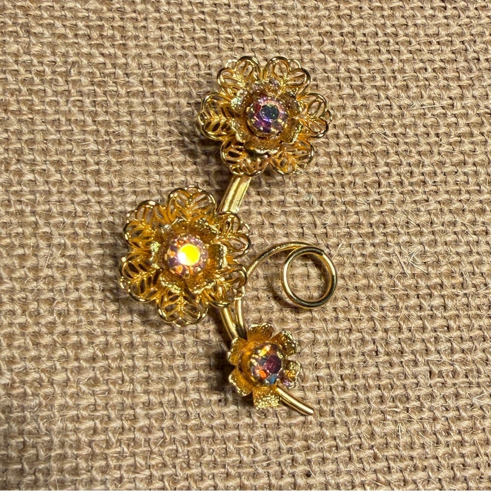 Vintage Floral‎ Brooch